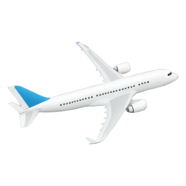 Plane and two buildings sticker