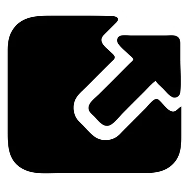 image icon with arrow pointing out sticker