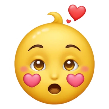 Emojy avec des bisous  sticker