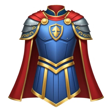  Cape armor Emoji fantasy pixel art style sticker