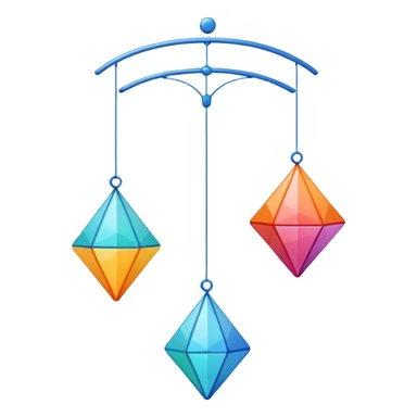 Hanging mobile  sticker