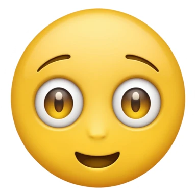 yellow emoji with eyes rolled  sticker