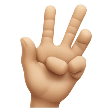 Peace sign tongue out sticker