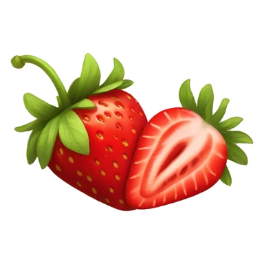 strawberry sticker