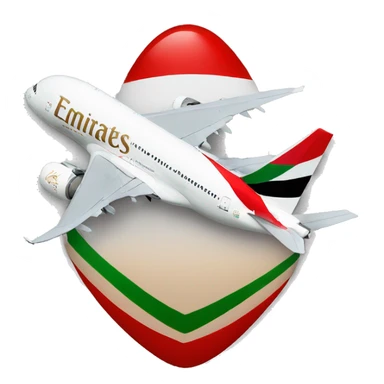 emirates logo sticker