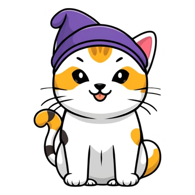 So will cat with the dog hat sticker