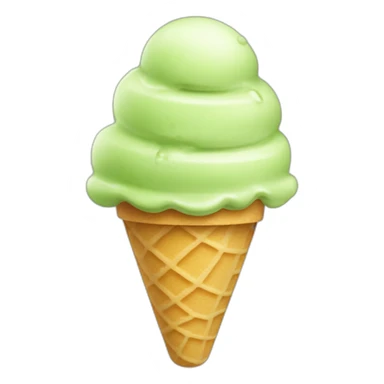 Pistacho ice cream sticker