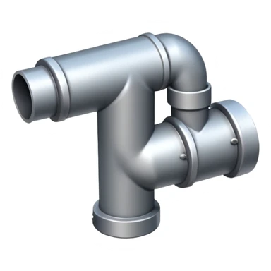 90 degree industrial pipe sticker