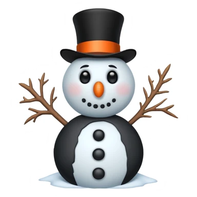 frozen snowman sticker