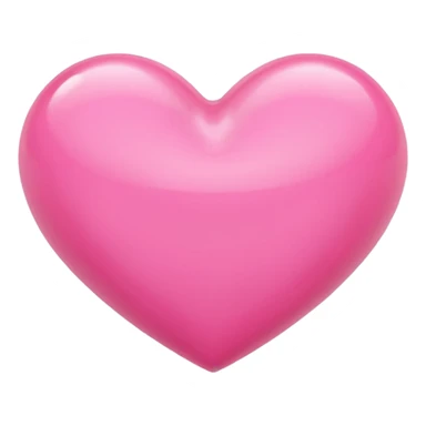 pink 3D heart sticker