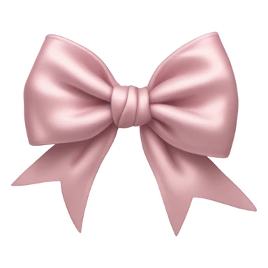 Pale Pink bow sticker