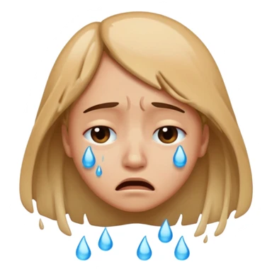 Crying a lot sticker