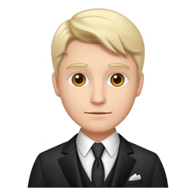 Dag in fancy suit sticker