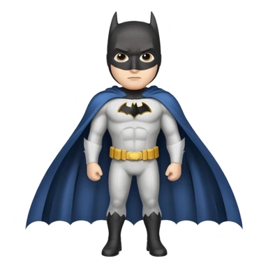 batman white sticker