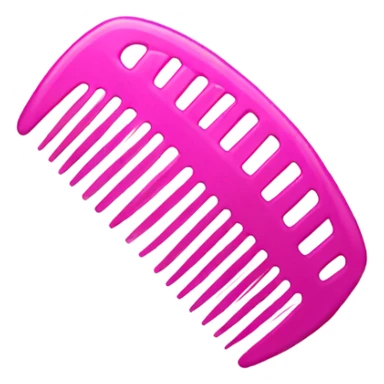 Pink comb sticker