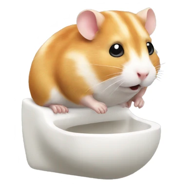 hamster pooping sticker