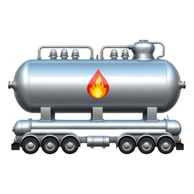 create an ultra realistic liquefied gas tanker sticker