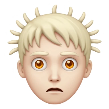 pessoa com simbolo de loucura na cabeça sticker