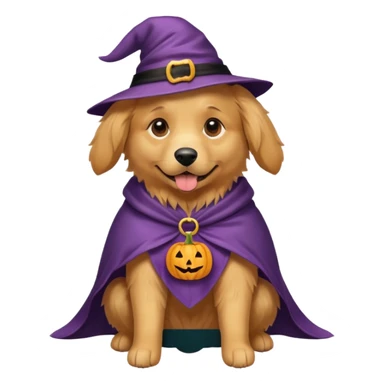 haloween dog sticker
