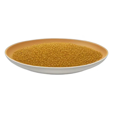 Plate of lentils sticker