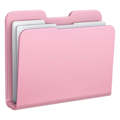 pastel pink empty folder aesthetic sticker