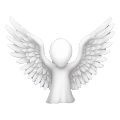 angels white wing sticker
