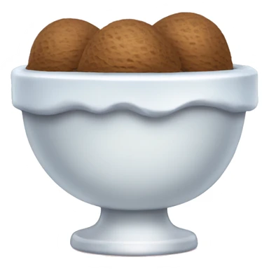 ice cream bowl sticker