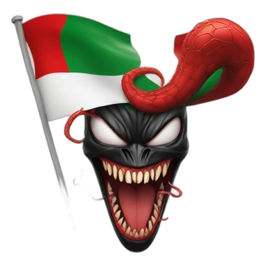 Venom with Portugal flag  sticker