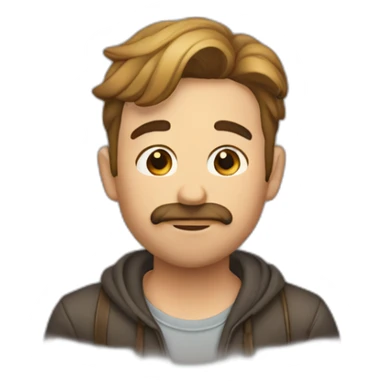 Emoji tirando beso sticker