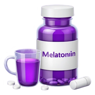 Melatonin and polyphenols sticker