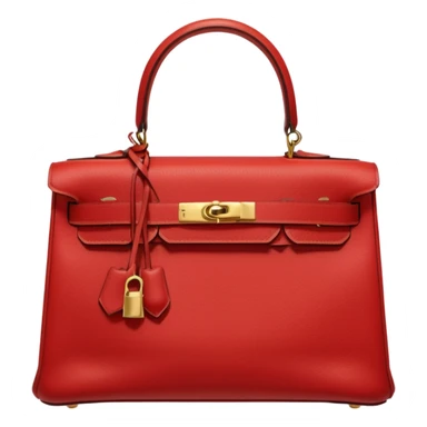 hermes red bag sticker