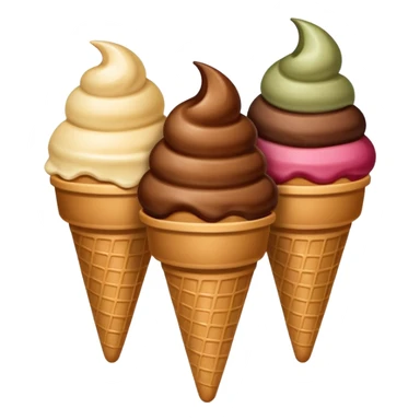 bolitas de helado de cafe  sticker