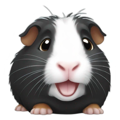 smiling guineapig sticker