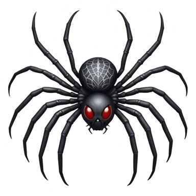 gothic spider, black and silver, mystical and ornate, no background sticker