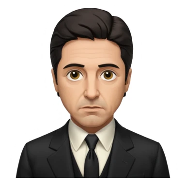 draw me al pacino from godfather sticker