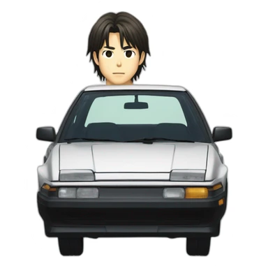Takumi Fujiwara from initial d sticker