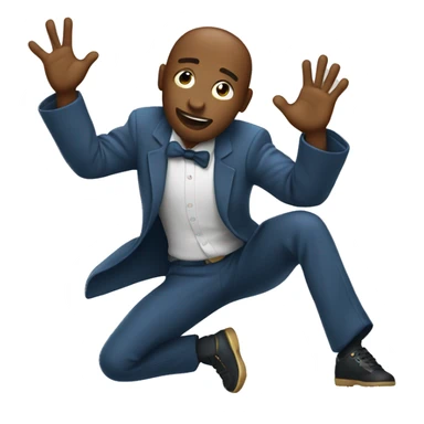 Humain qui fait un dab  sticker