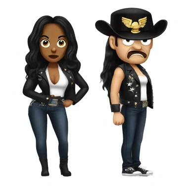 Natalie nunn fighting lemmy sticker