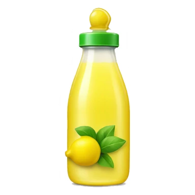 lemon juice squirt bottle sticker