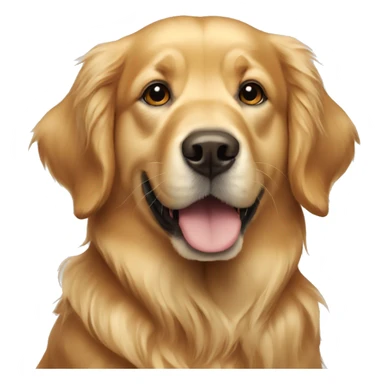 dog golden retriever sticker