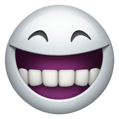 Smiley face one tooth  sticker