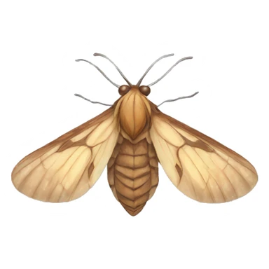 Fairy moth  sticker