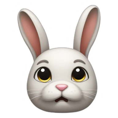 Sad bunny  sticker
