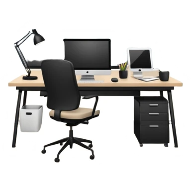 office room of designers sticker