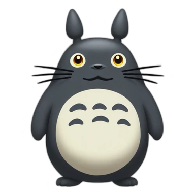 Dark totoro sticker