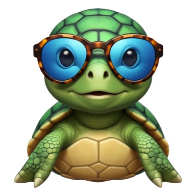 Tuff cool sunglasses turtle perfect aesthetic  sticker
