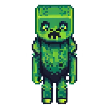 Minecraft Creeper pixel art sticker