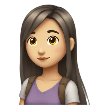 Shy human pokemon girle sticker