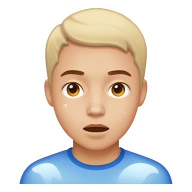 person experiencing dispersion, expressive sticker