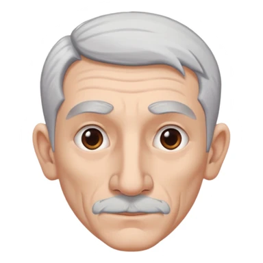 white-gray haired tattooed big nose sticker